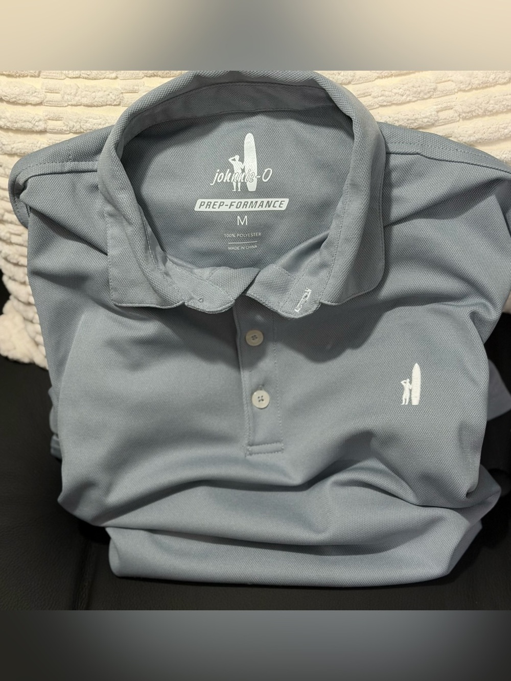 Johnnie-O Prep-Formance Polo – Slate Gray – Men's Medium